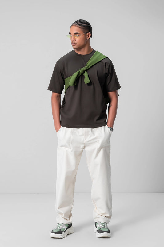 OFF-WHITE RELAXED UNISEX TROUSERS