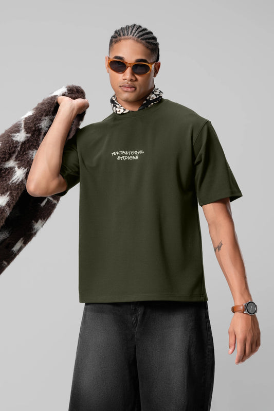 SAPIENS PRINTED UNISEX HALF SLEEVE T-SHIRT