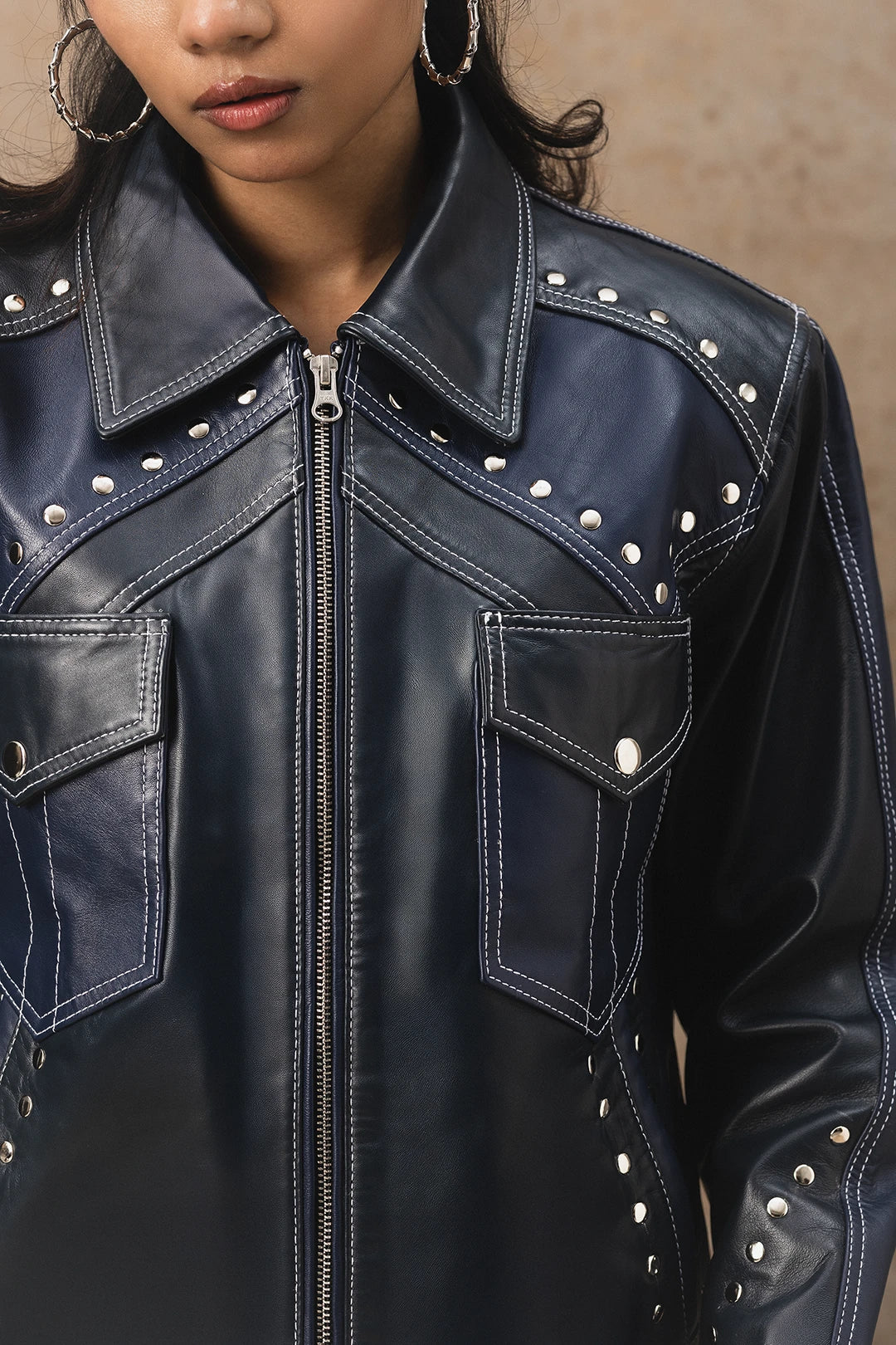 BLUE RIVET JACKET