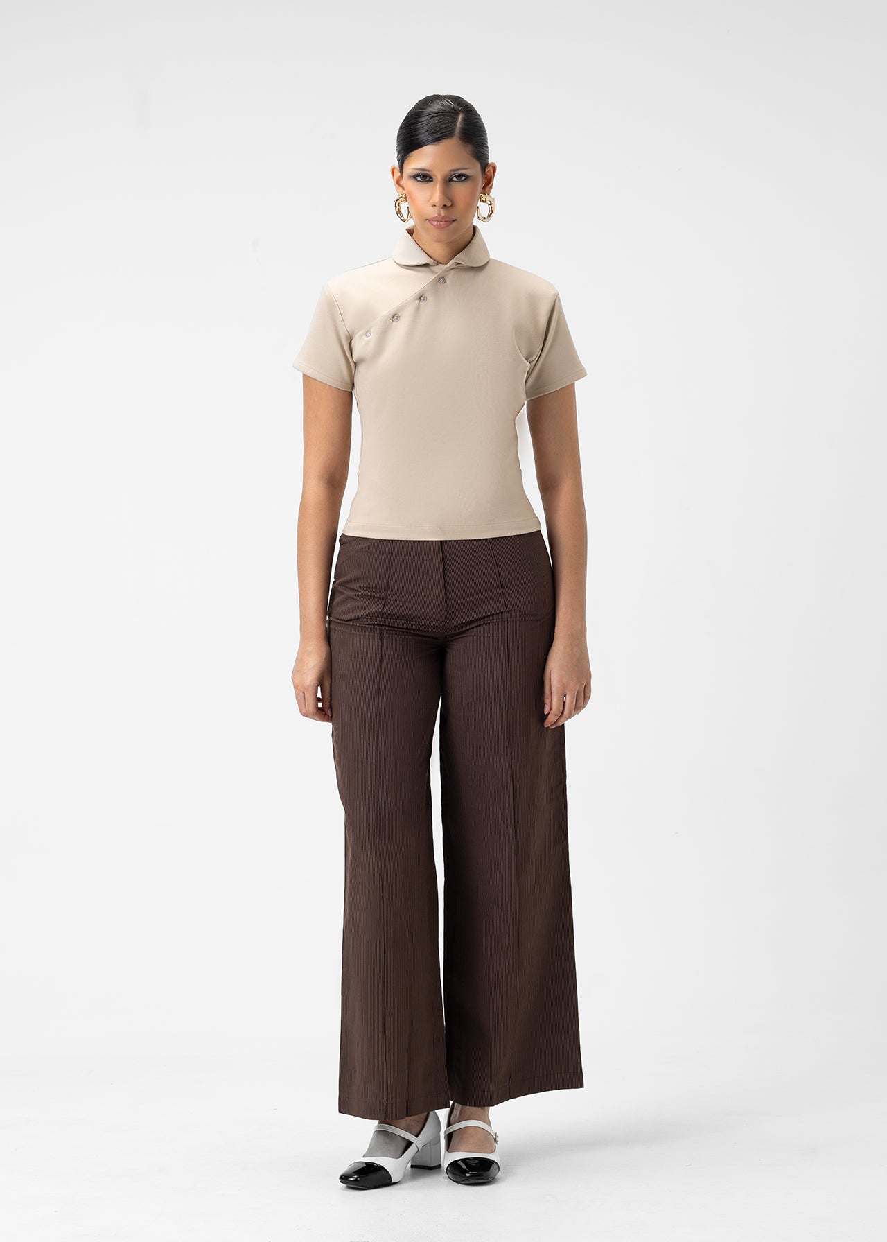 HIGH WAIST TAILORED TROUSERS