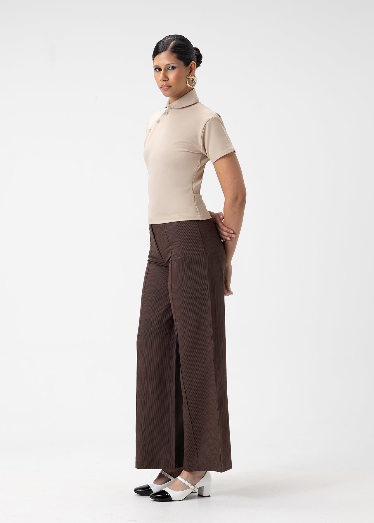 HIGH WAIST TAILORED TROUSERS