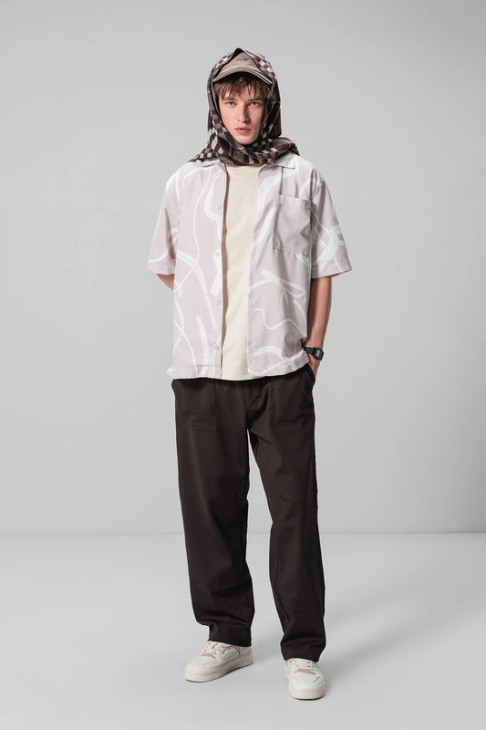 LIGHT ABSTRACT PRINT UNISEX SHIRT