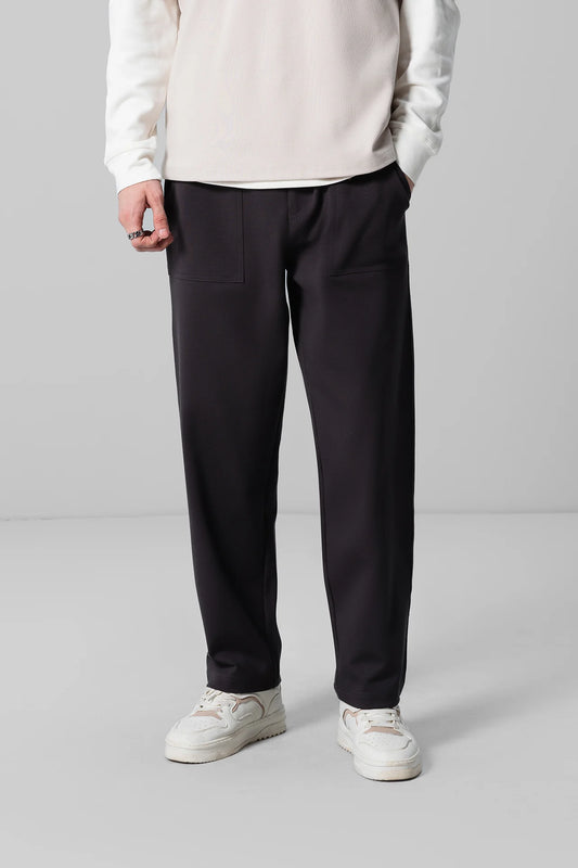 CHARCOAL RELAXED UNISEX TROUSERS