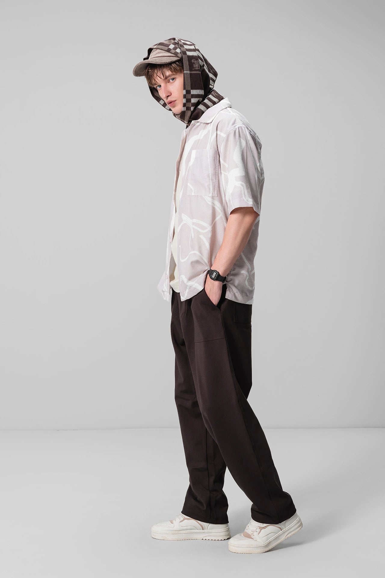 LIGHT ABSTRACT PRINT SHIRT