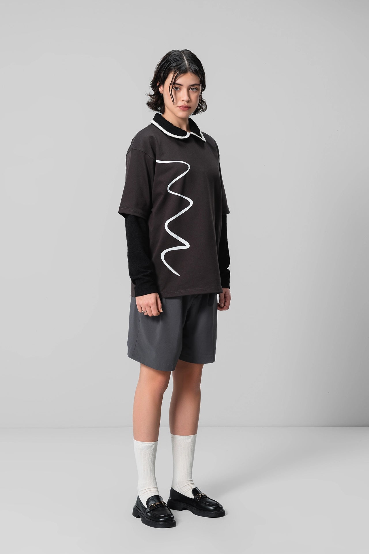 ABSTRACT PRINT T-SHIRT