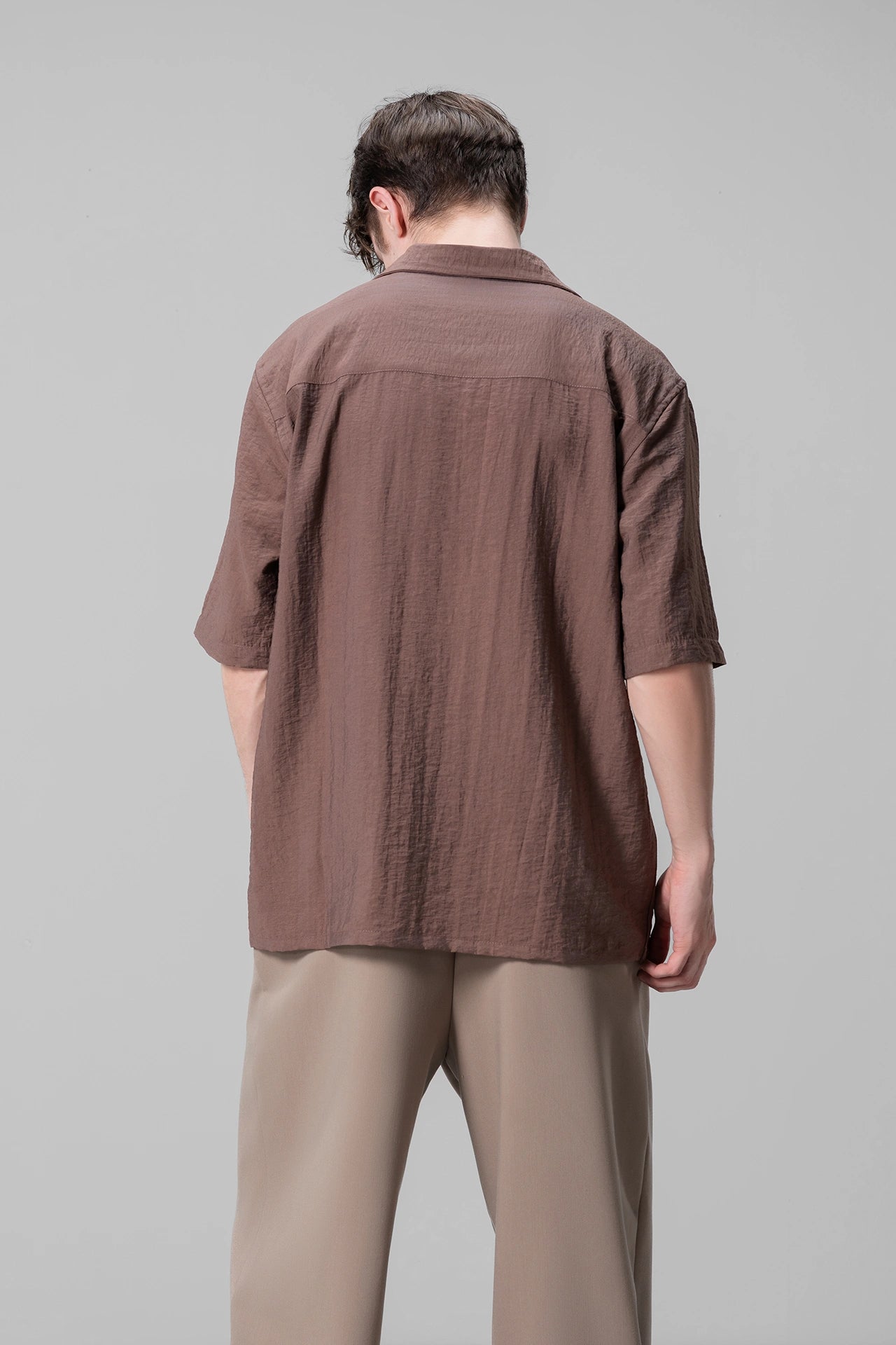 BROWN RELAXED SHIRT