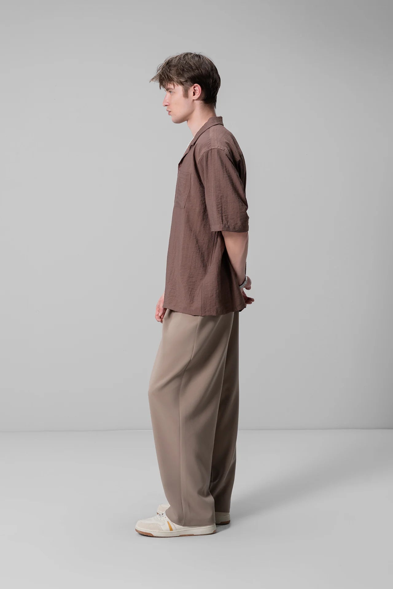 BROWN RELAXED SHIRT