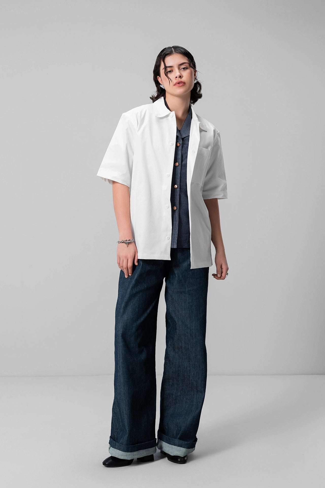 WHITE RELAXED SHIRT