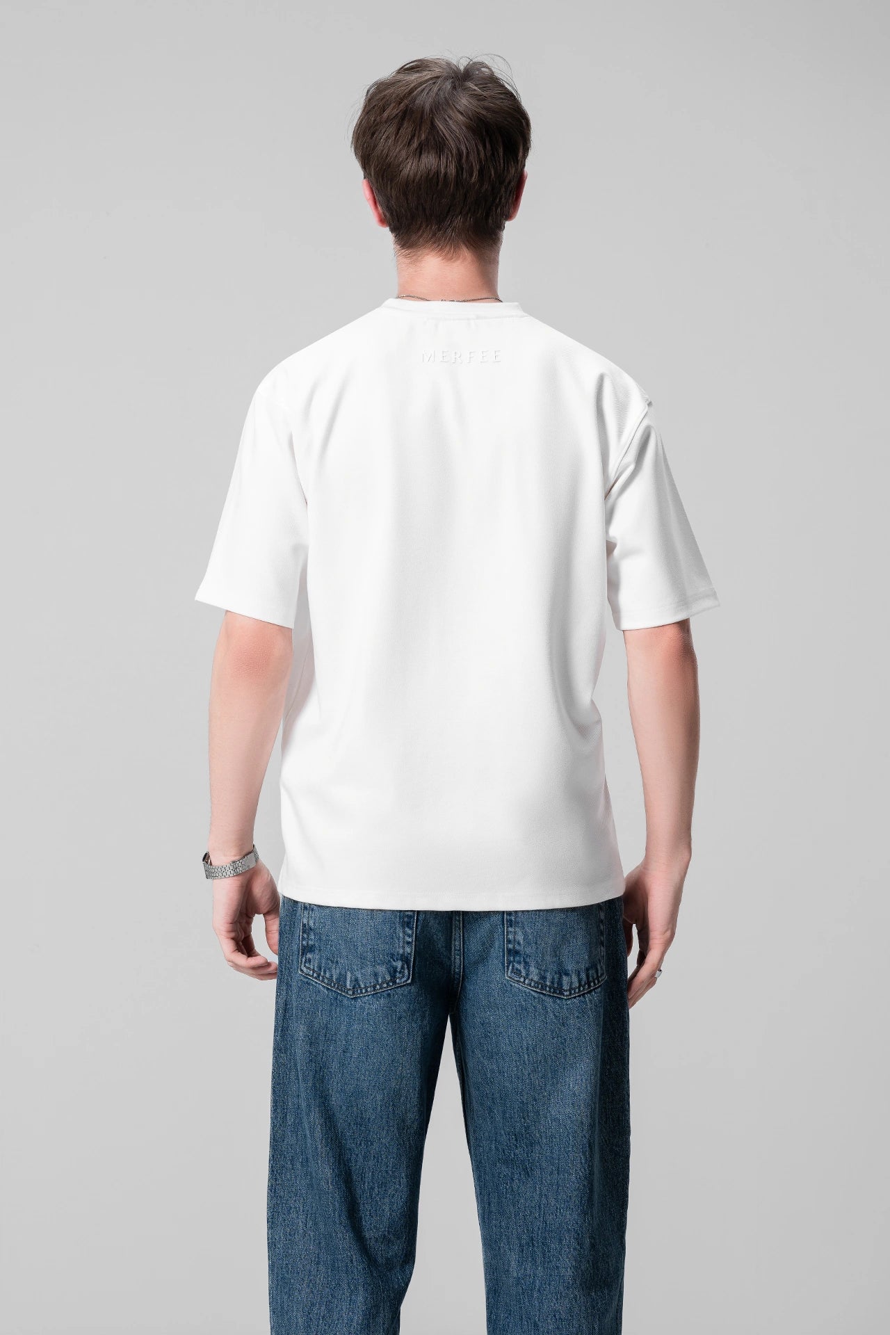 WHITE PLAIN T-SHIRT