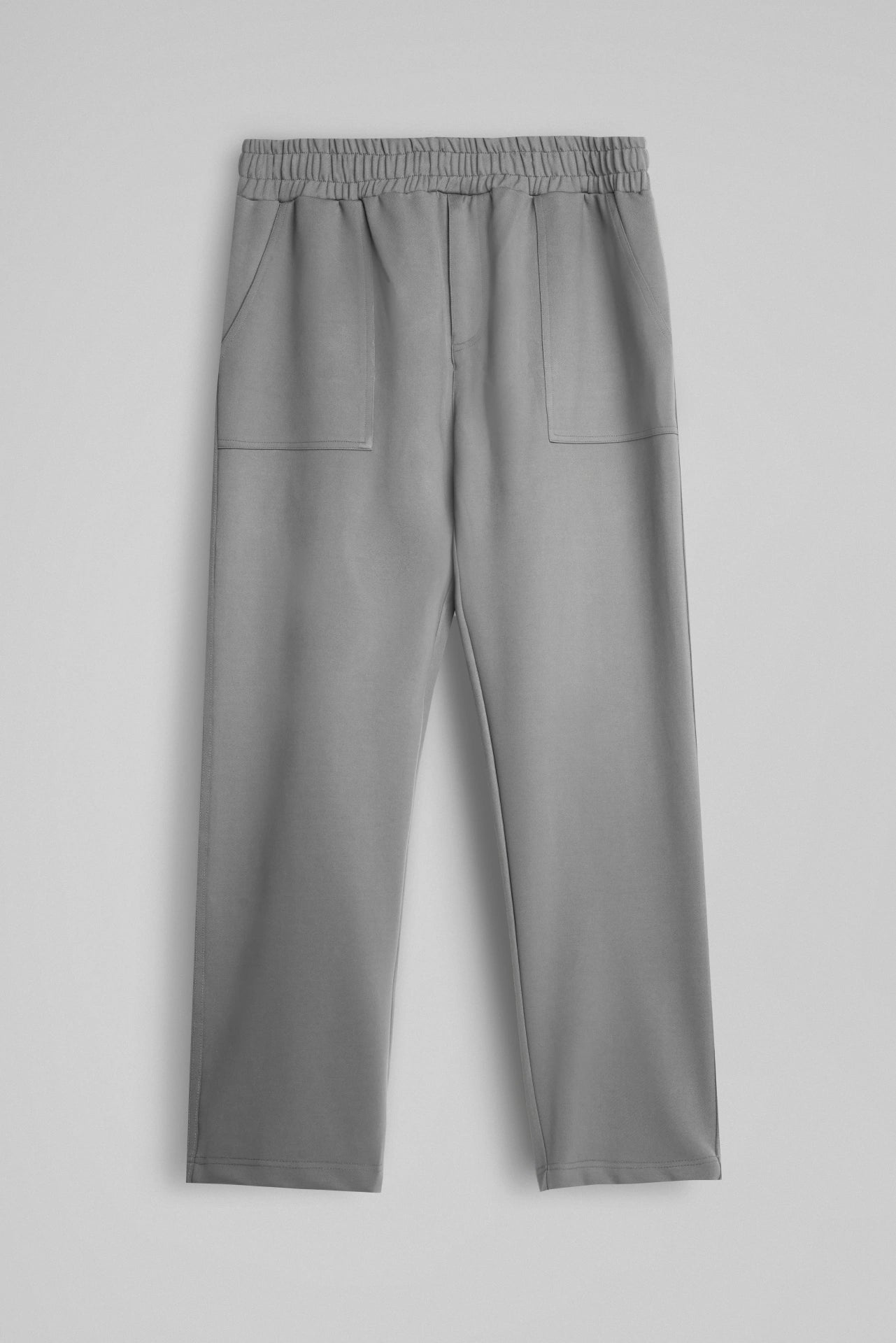 ASH GREY RELAXED TROUSERS
