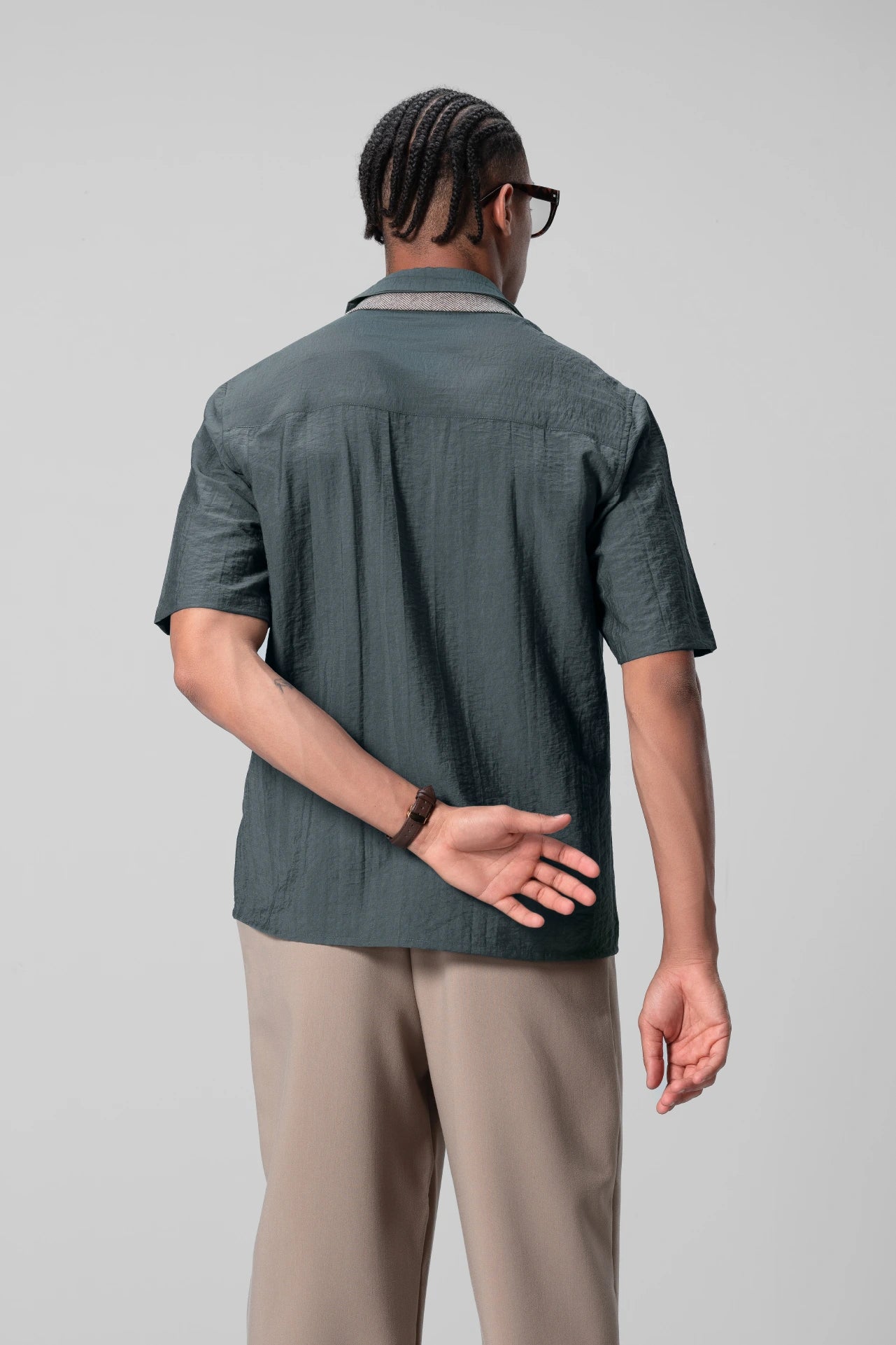 GREEN CUBAN SHIRT