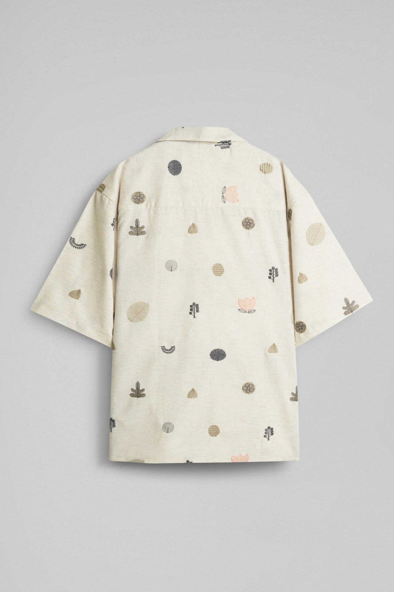 CREAM PRINT SHIRT