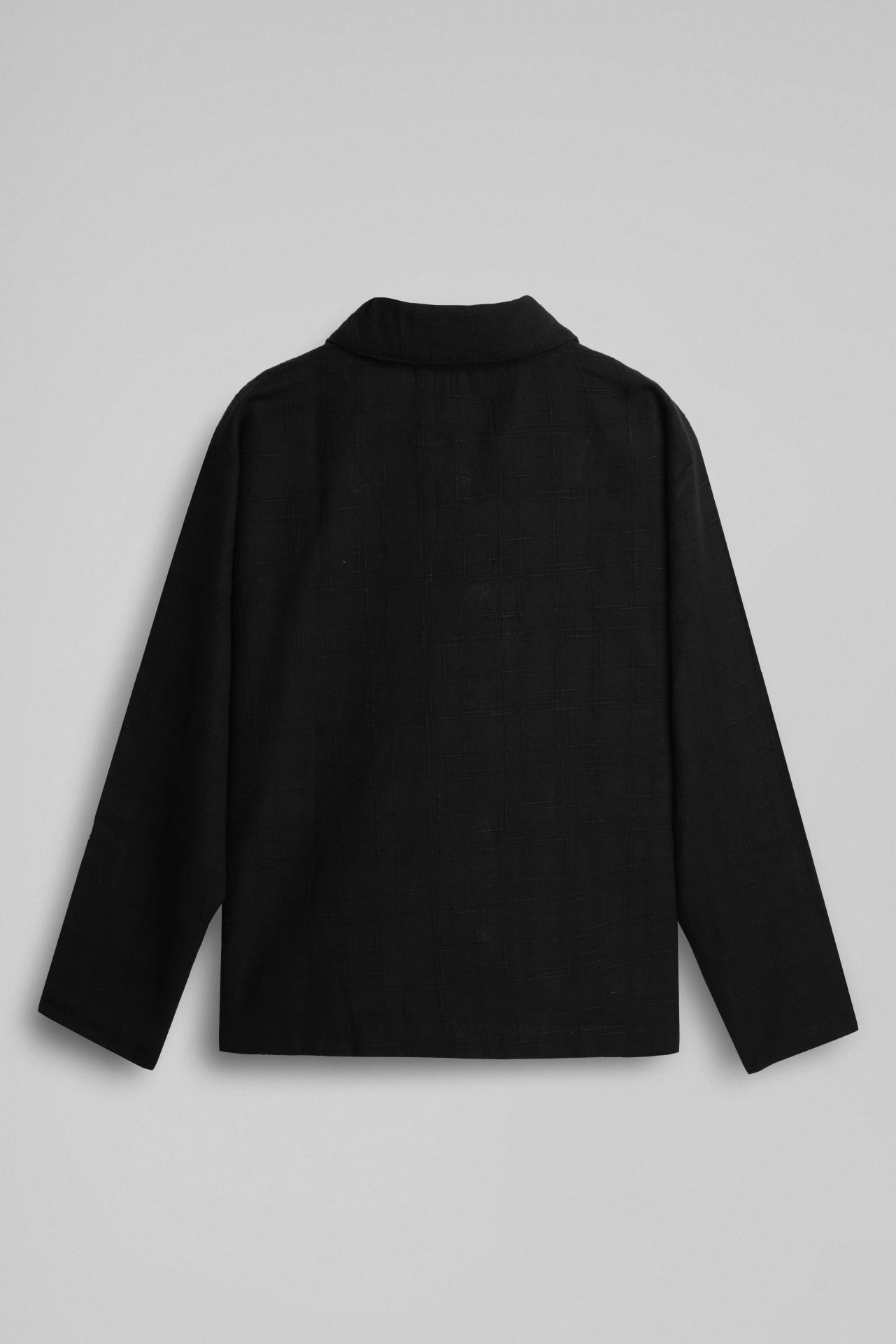 BLACK TEXTURED SHACKET