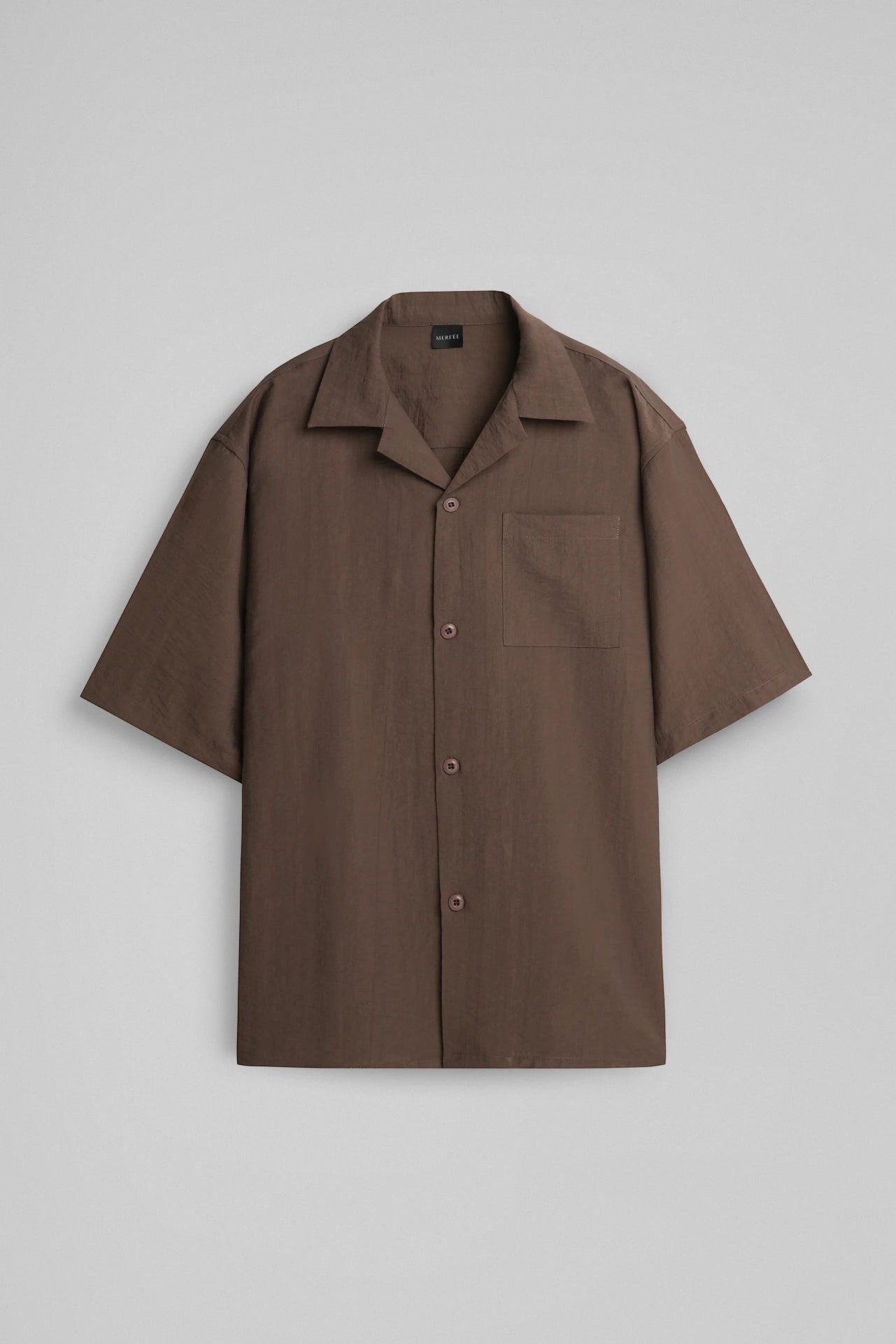 BROWN RELAXED SHIRT