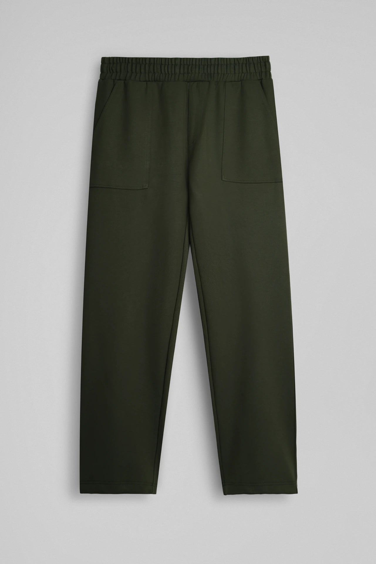 OLIVE GREEN RELAXED UNISEX TROUSERS