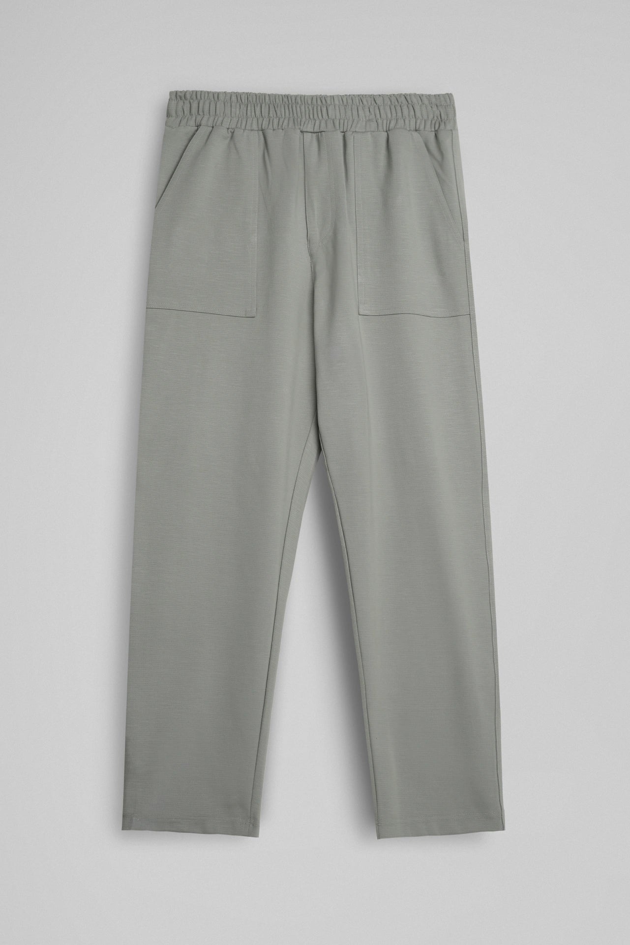 GREY MINT RELAXED TROUSERS
