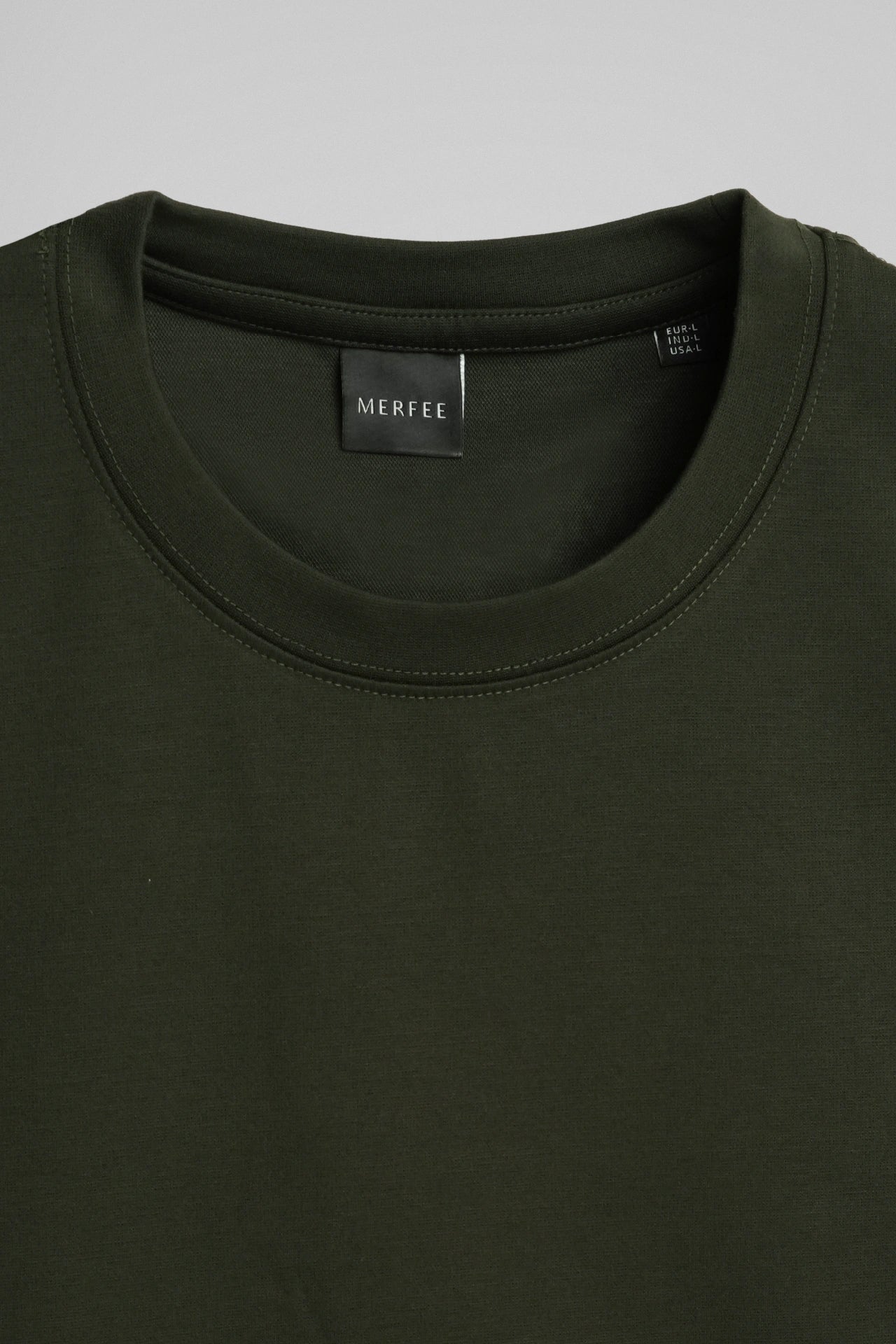GREEN PLAIN T-SHIRT