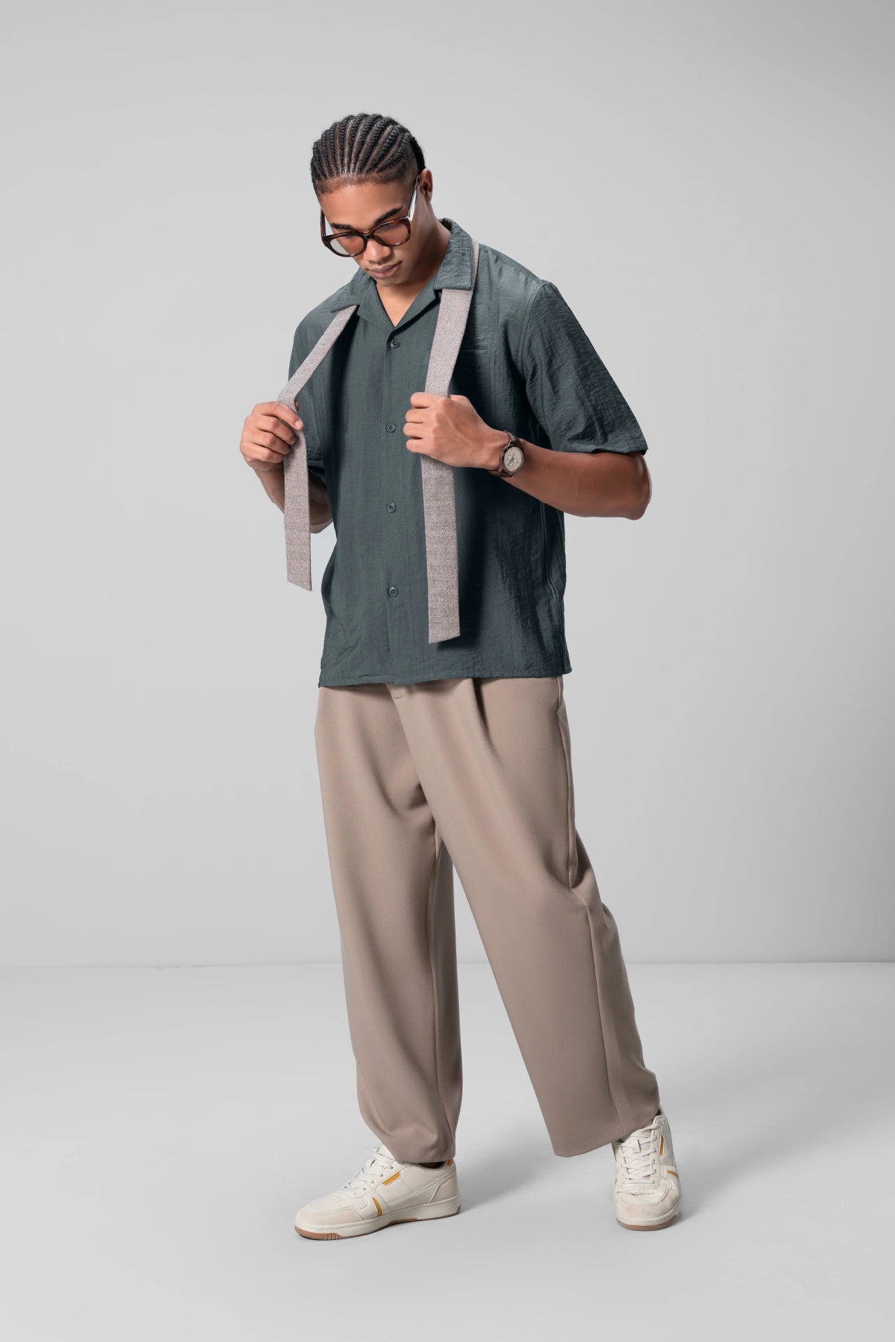 GREEN CUBAN SHIRT